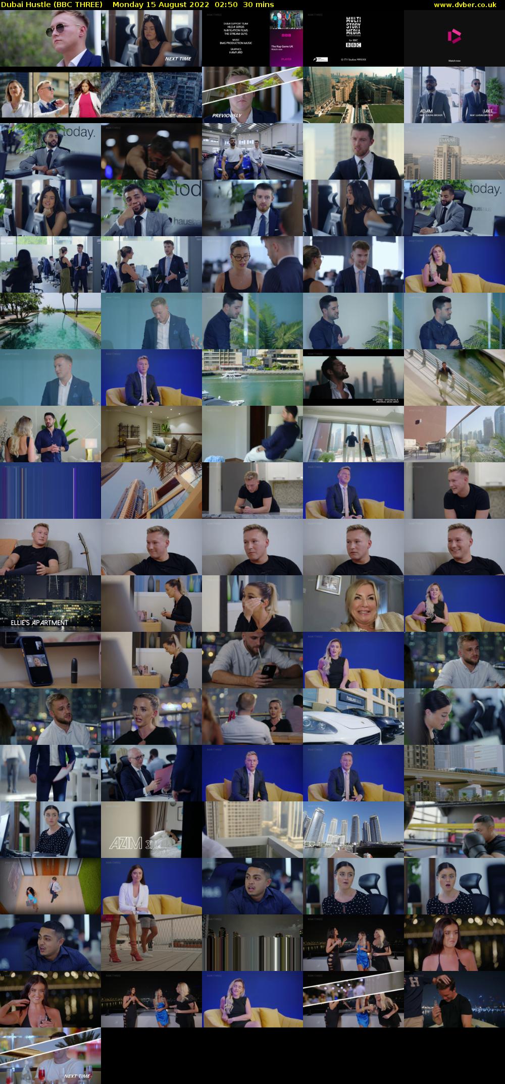 Dubai Hustle (BBC THREE) Monday 15 August 2022 02:50 - 03:20