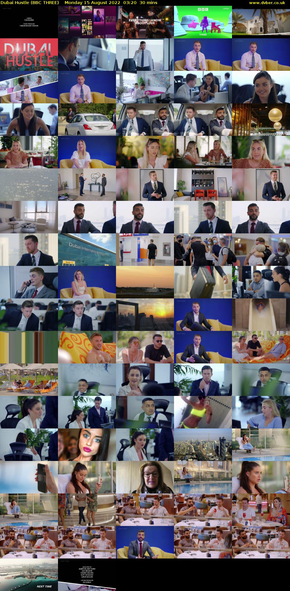 Dubai Hustle (BBC THREE) Monday 15 August 2022 03:20 - 03:50