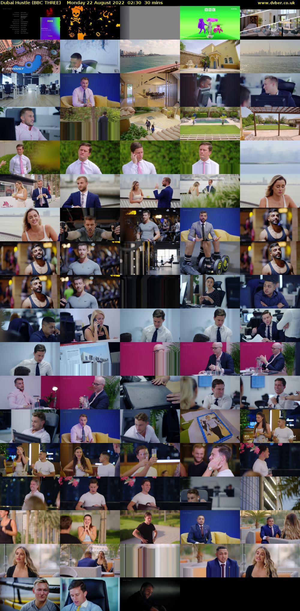 Dubai Hustle (BBC THREE) Monday 22 August 2022 02:30 - 03:00