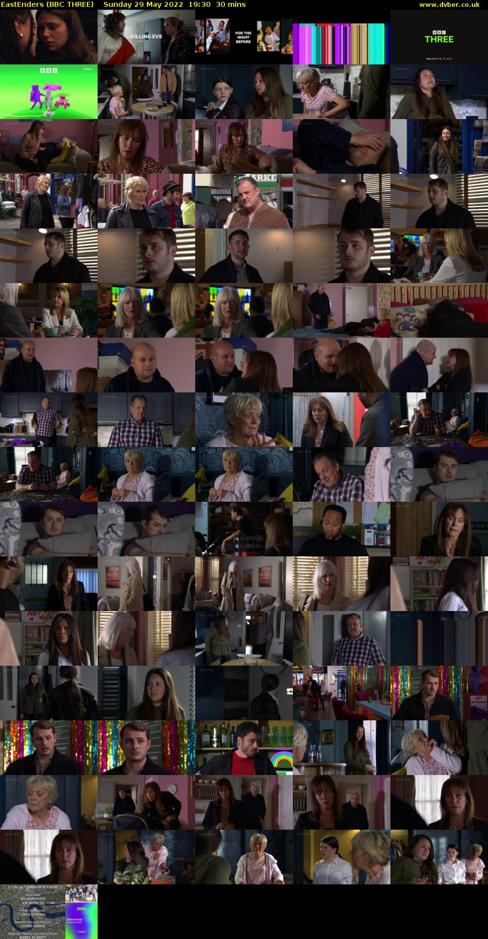 EastEnders (BBC THREE) Sunday 29 May 2022 19:30 - 20:00