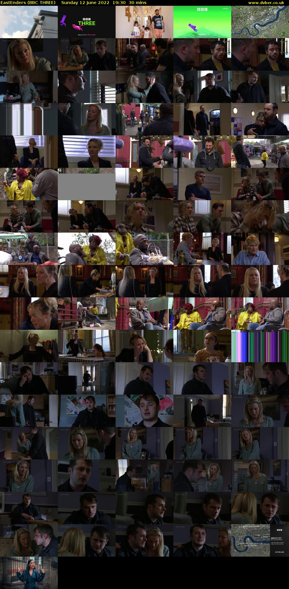 EastEnders (BBC THREE) Sunday 12 June 2022 19:30 - 20:00