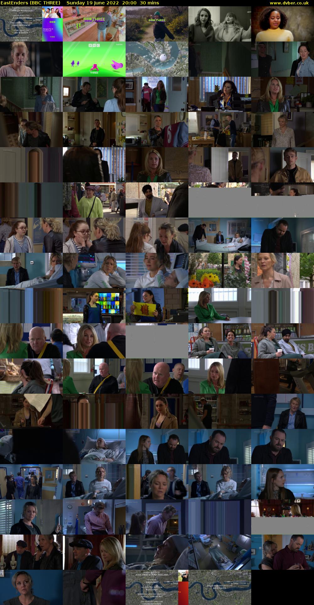 EastEnders (BBC THREE) Sunday 19 June 2022 20:00 - 20:30