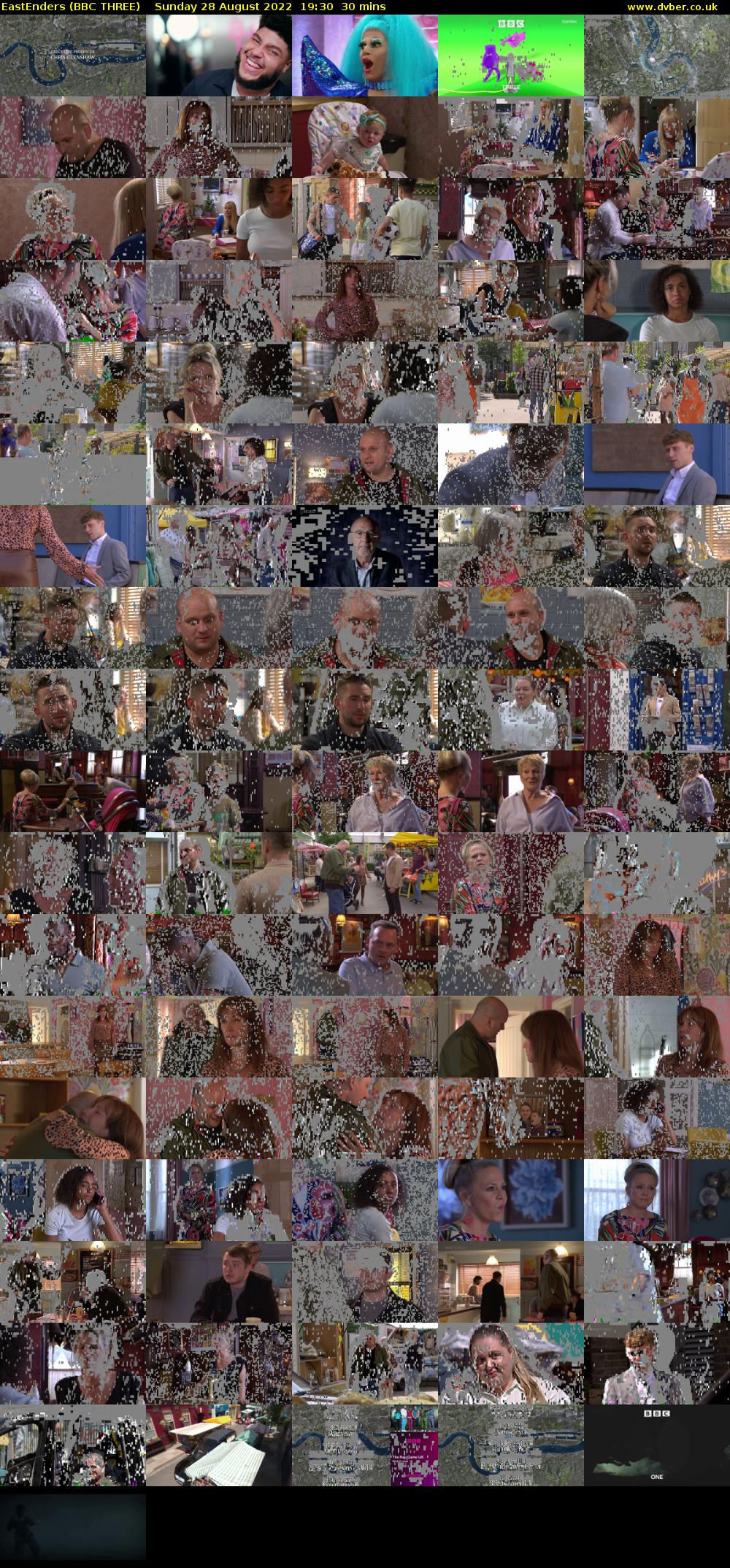 EastEnders (BBC THREE) Sunday 28 August 2022 19:30 - 20:00
