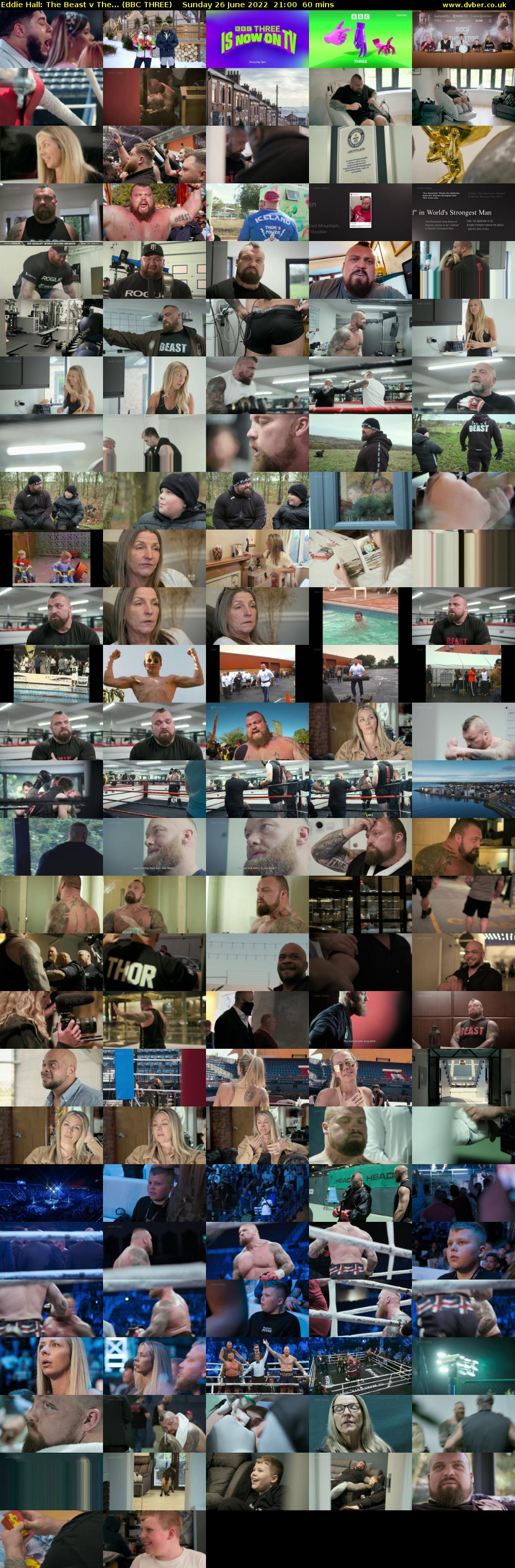 Eddie Hall: The Beast v The... (BBC THREE) Sunday 26 June 2022 21:00 - 22:00