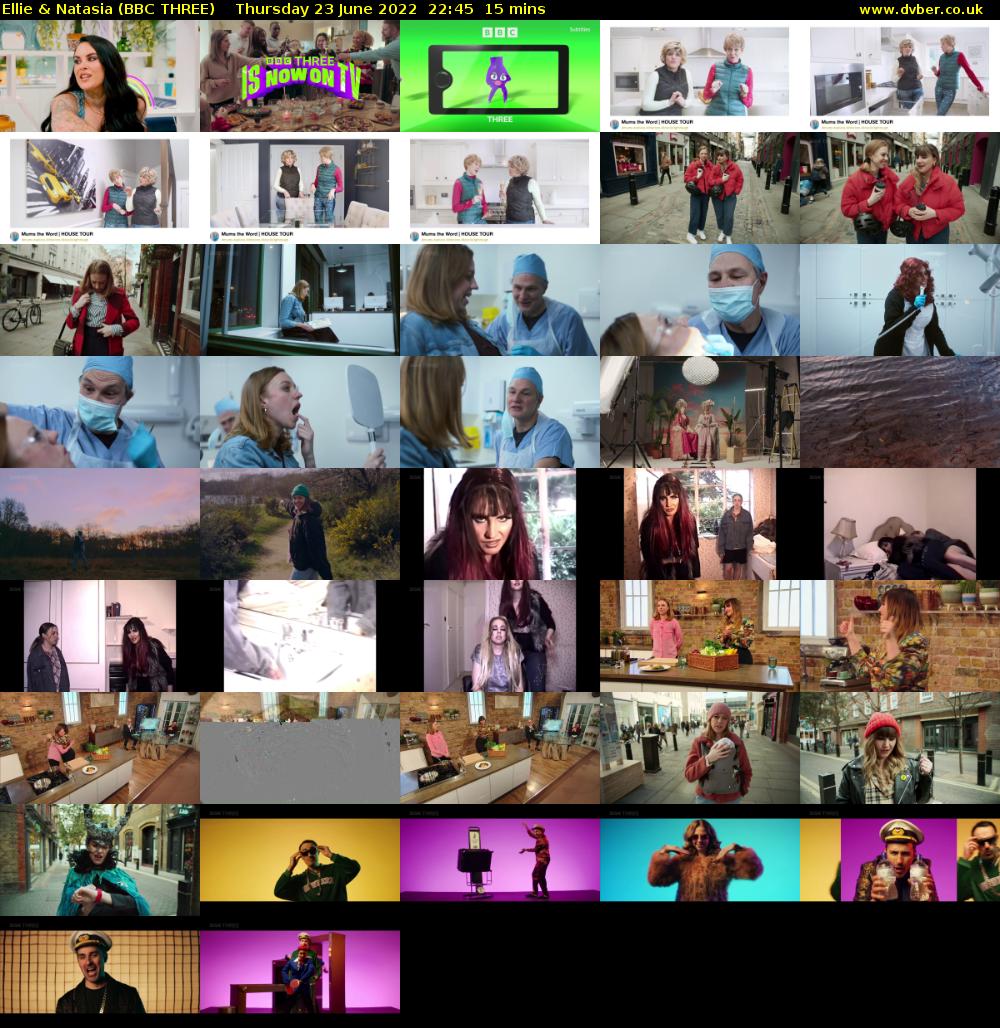 Ellie & Natasia (BBC THREE) Thursday 23 June 2022 22:45 - 23:00