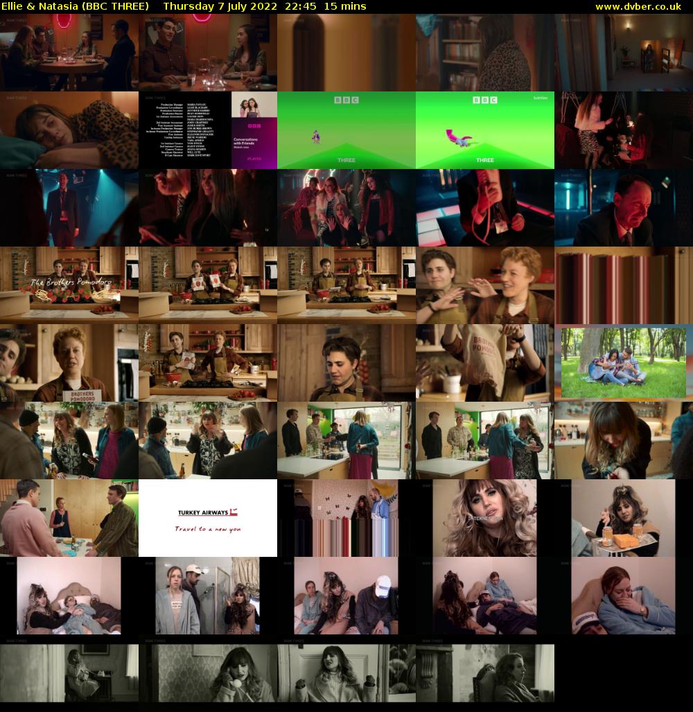 Ellie & Natasia (BBC THREE) Thursday 7 July 2022 22:45 - 23:00