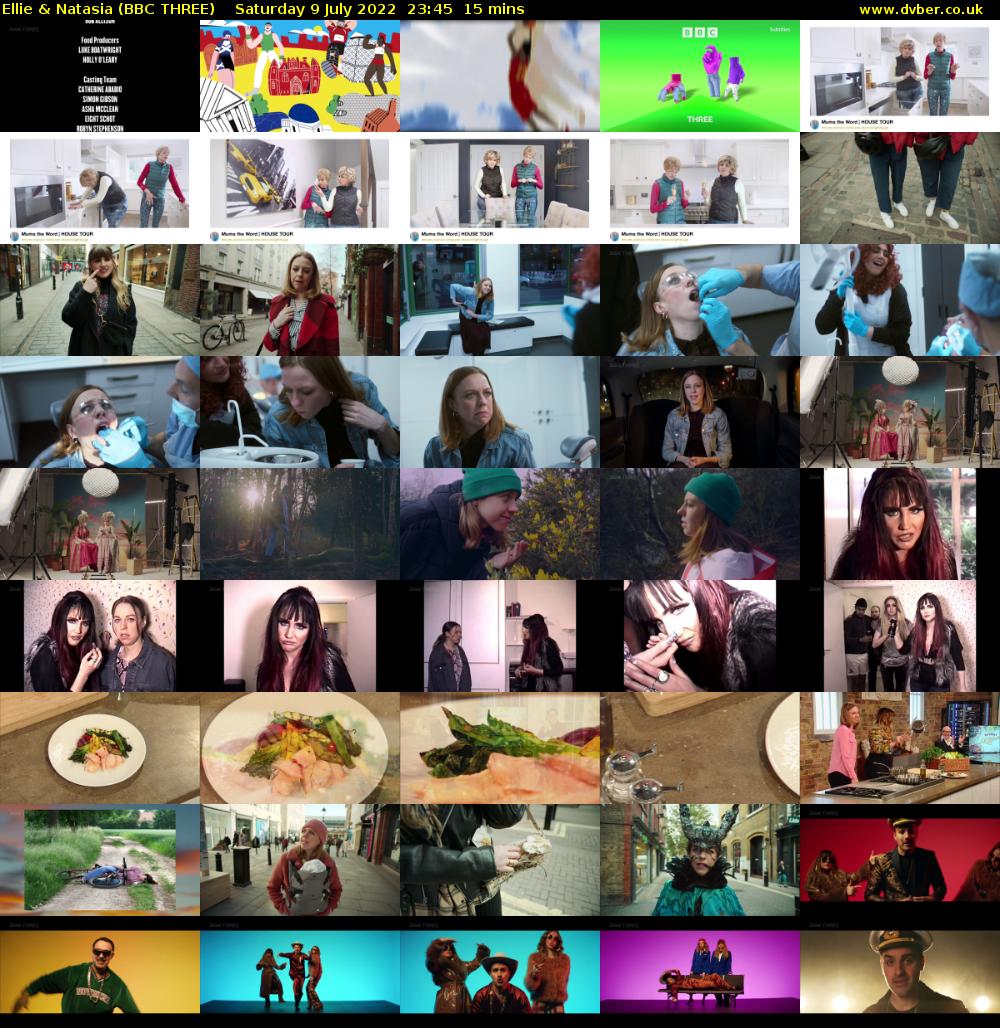 Ellie & Natasia (BBC THREE) Saturday 9 July 2022 23:45 - 00:00