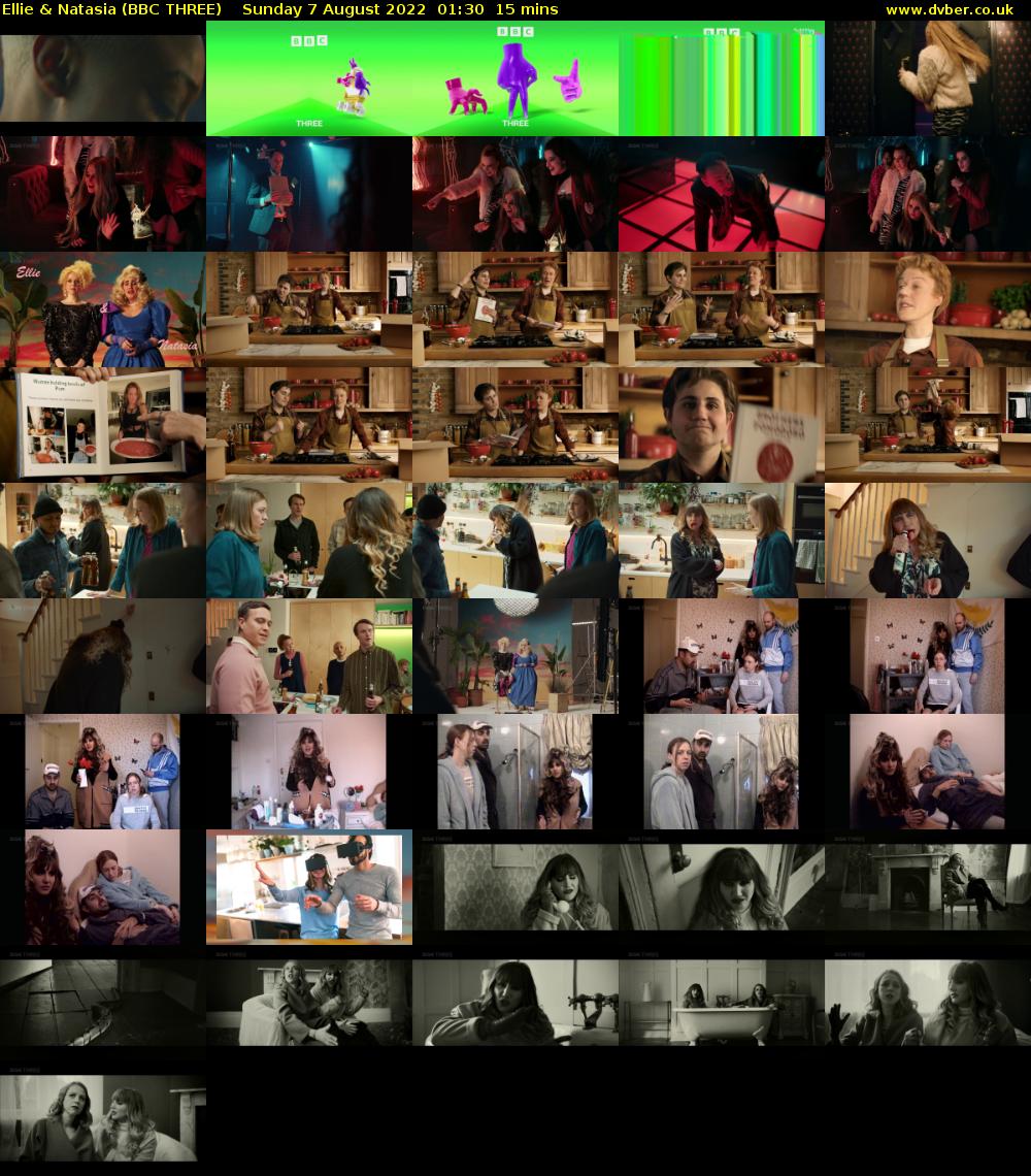 Ellie & Natasia (BBC THREE) Sunday 7 August 2022 01:30 - 01:45