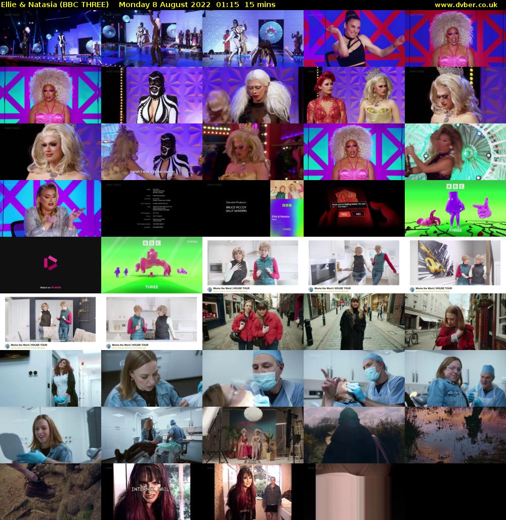 Ellie & Natasia (BBC THREE) Monday 8 August 2022 01:15 - 01:30