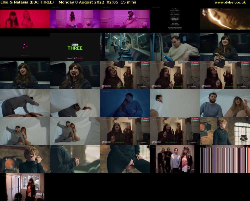 Ellie & Natasia (BBC THREE) Monday 8 August 2022 02:05 - 02:20