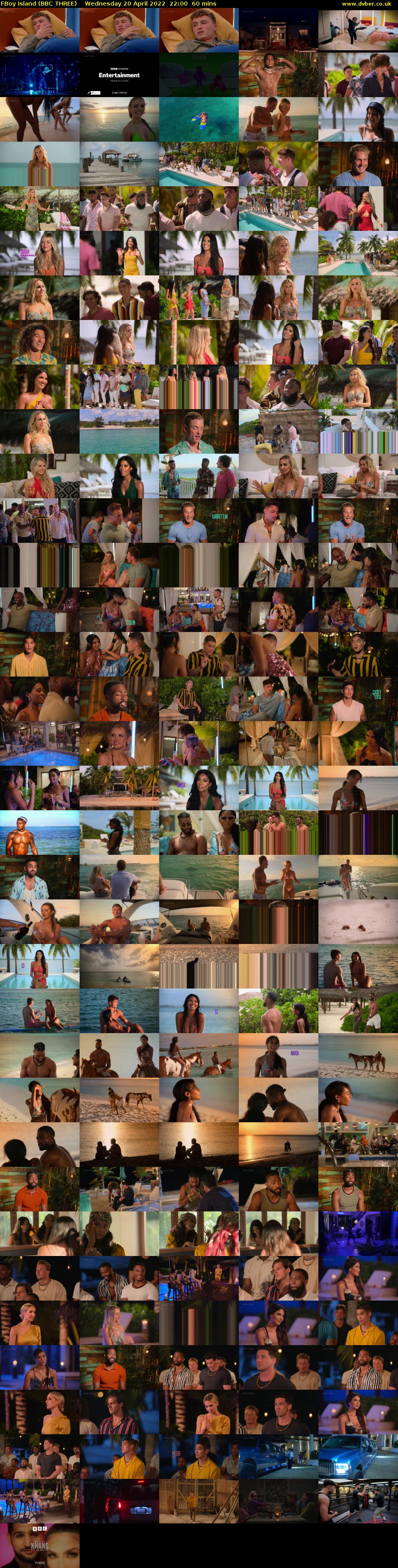 FBoy Island (BBC THREE) Wednesday 20 April 2022 22:00 - 23:00