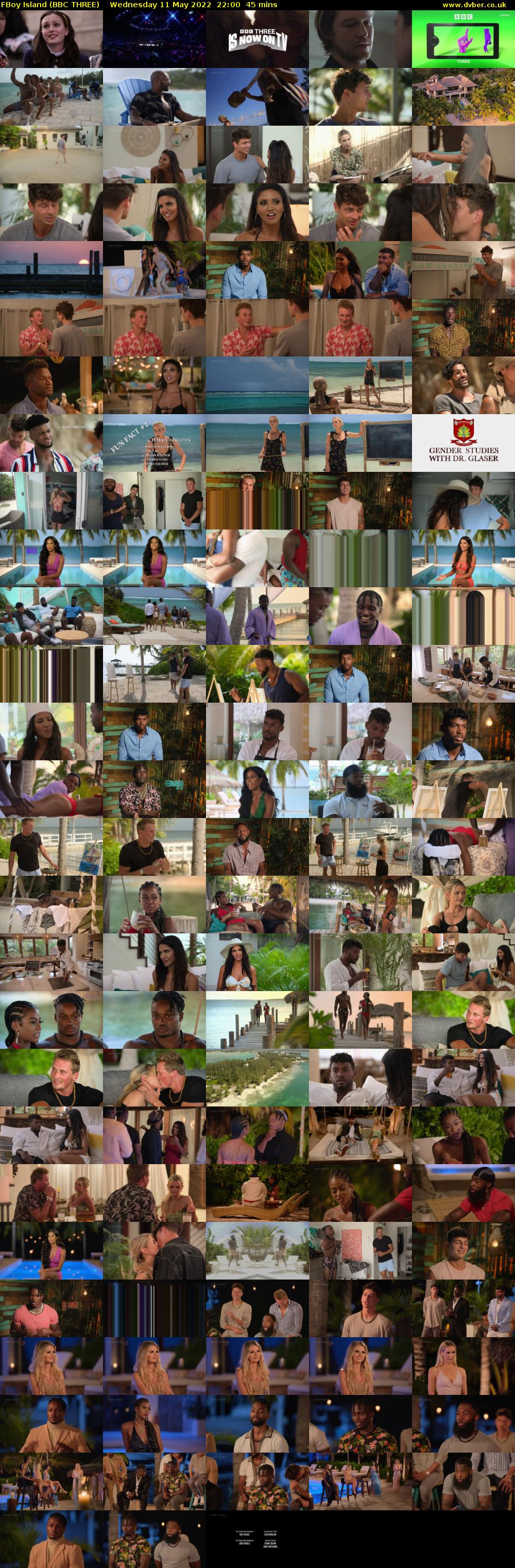 FBoy Island (BBC THREE) Wednesday 11 May 2022 22:00 - 22:45