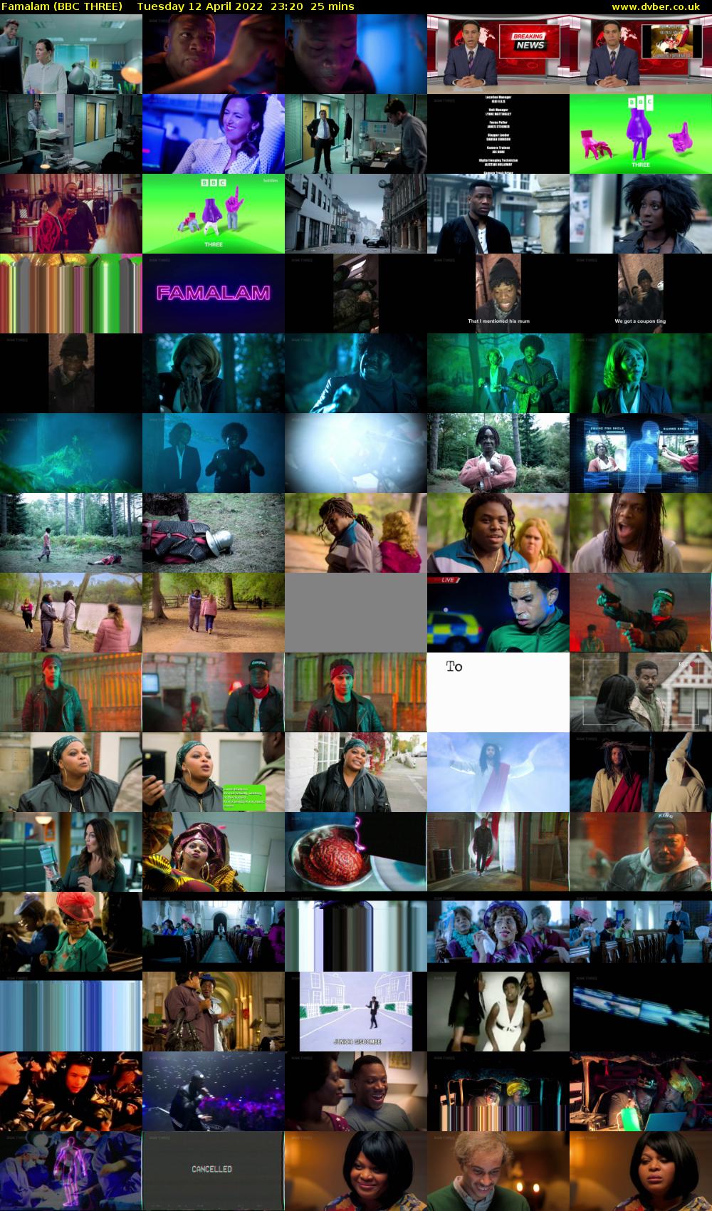 Famalam (BBC THREE) Tuesday 12 April 2022 23:20 - 23:45