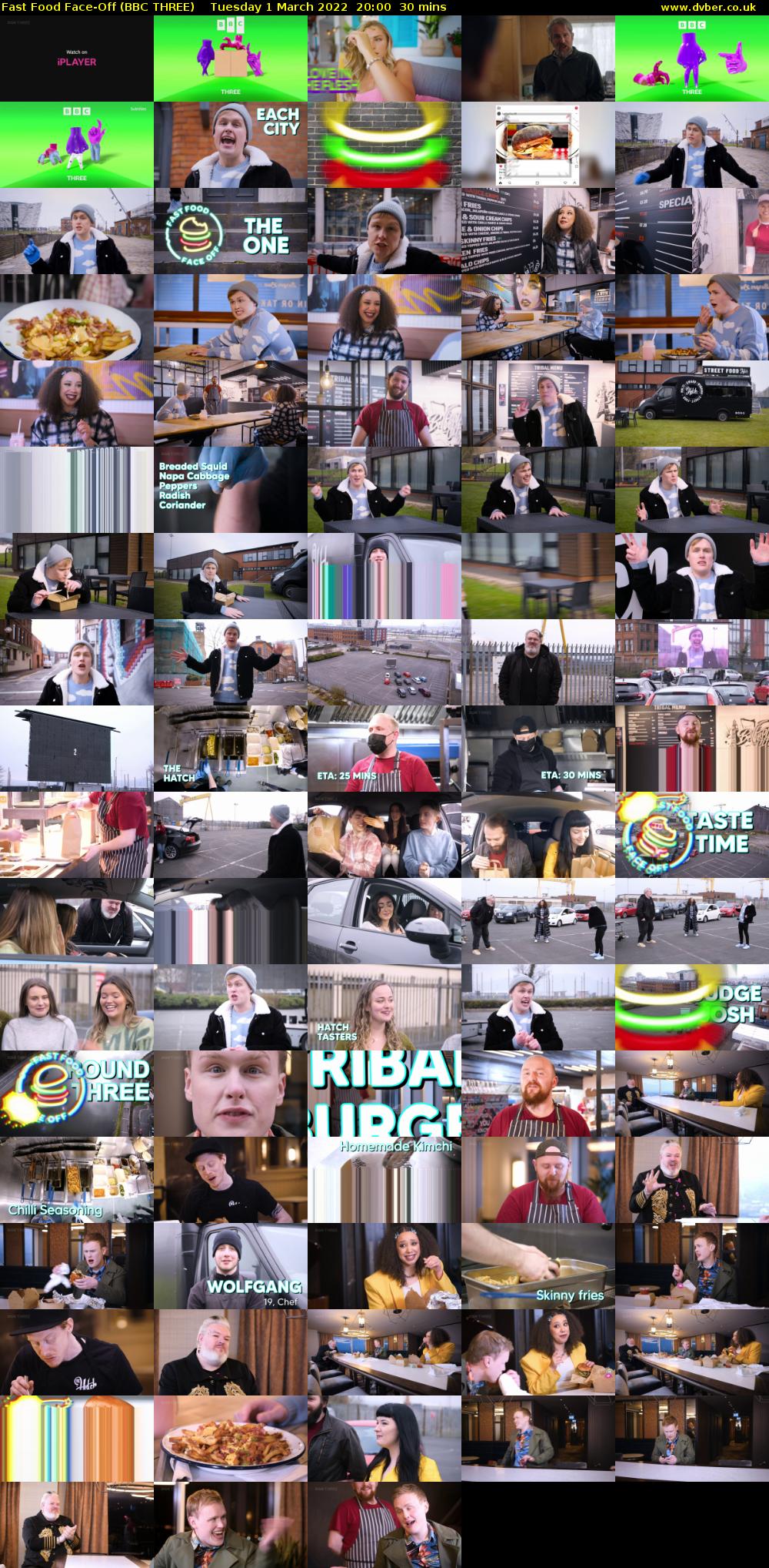 Fast Food Face-Off (BBC THREE) Tuesday 1 March 2022 20:00 - 20:30