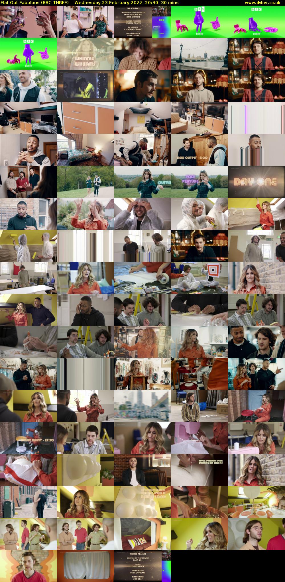 Flat Out Fabulous (BBC THREE) Wednesday 23 February 2022 20:30 - 21:00