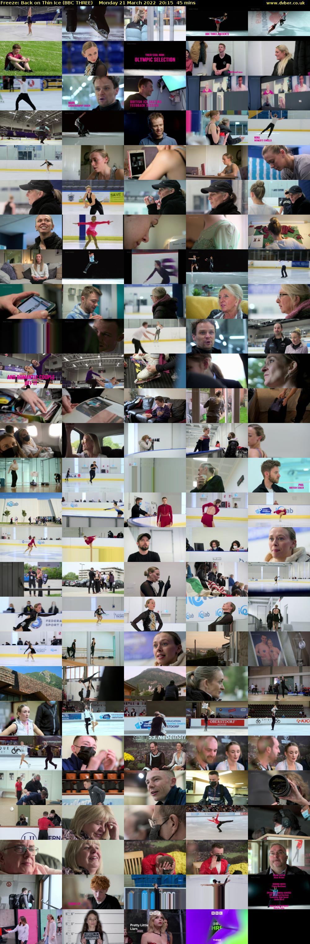 Freeze: Back on Thin Ice (BBC THREE) Monday 21 March 2022 20:15 - 21:00