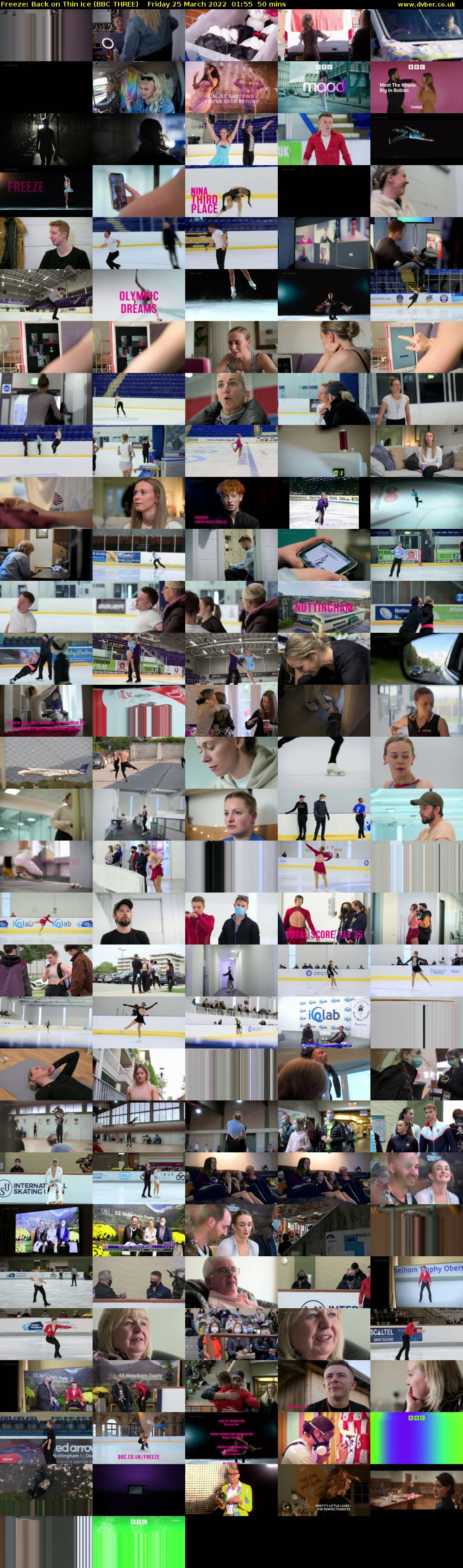 Freeze: Back on Thin Ice (BBC THREE) Friday 25 March 2022 01:55 - 02:45