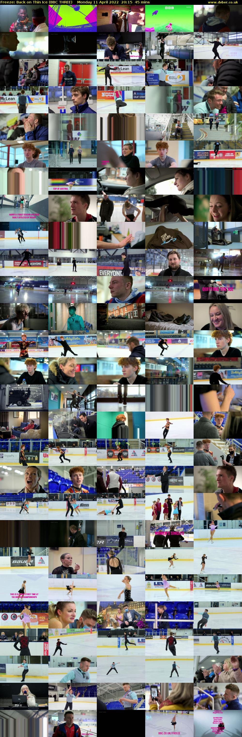 Freeze: Back on Thin Ice (BBC THREE) Monday 11 April 2022 20:15 - 21:00