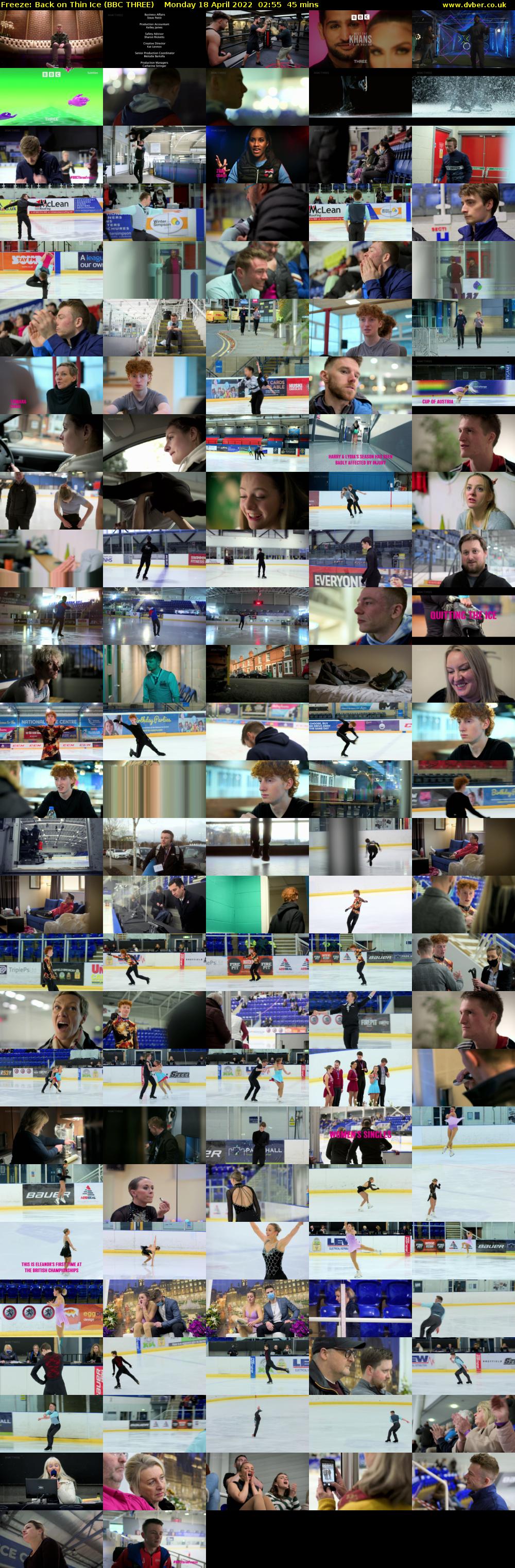 Freeze: Back on Thin Ice (BBC THREE) Monday 18 April 2022 02:55 - 03:40