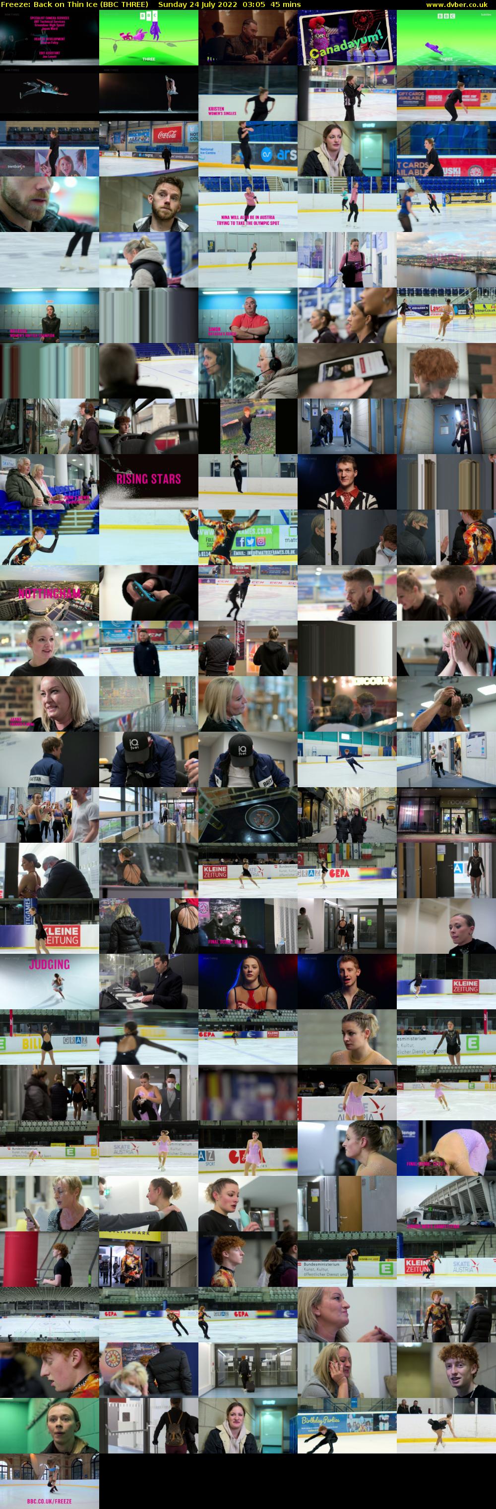 Freeze: Back on Thin Ice (BBC THREE) Sunday 24 July 2022 03:05 - 03:50