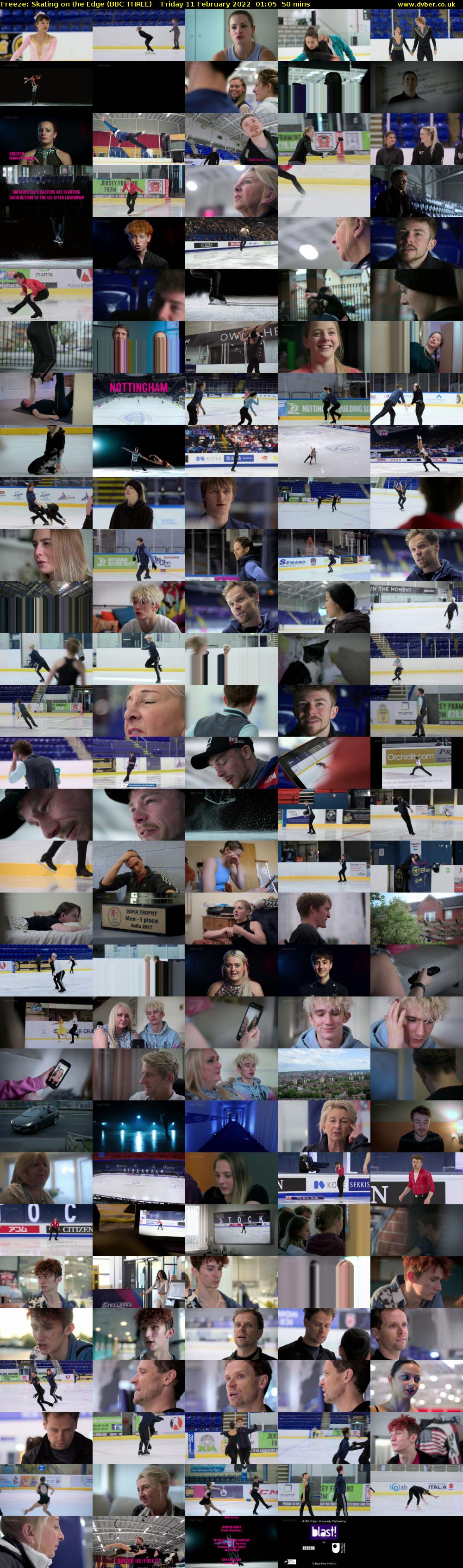 Freeze: Skating on the Edge (BBC THREE) Friday 11 February 2022 01:05 - 01:55