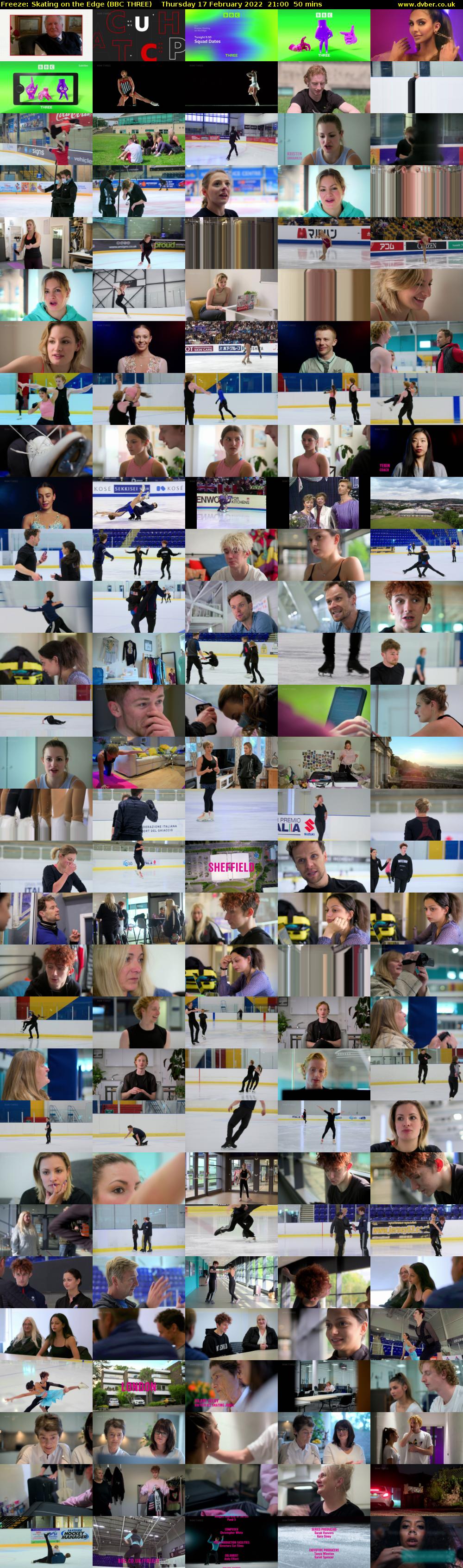Freeze: Skating on the Edge (BBC THREE) Thursday 17 February 2022 21:00 - 21:50