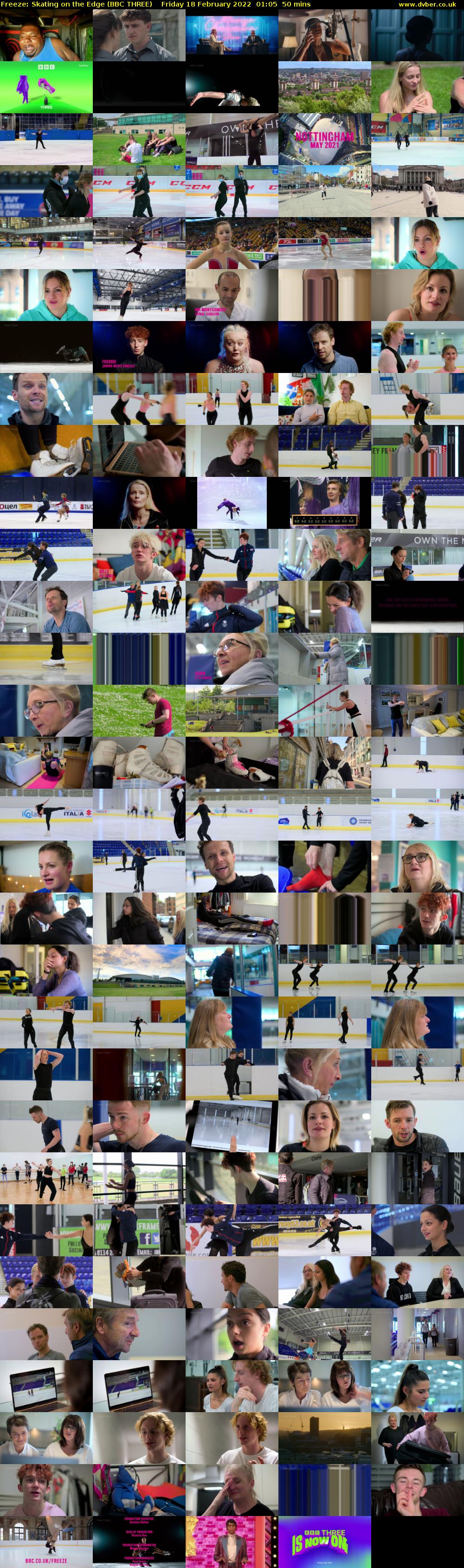 Freeze: Skating on the Edge (BBC THREE) Friday 18 February 2022 01:05 - 01:55