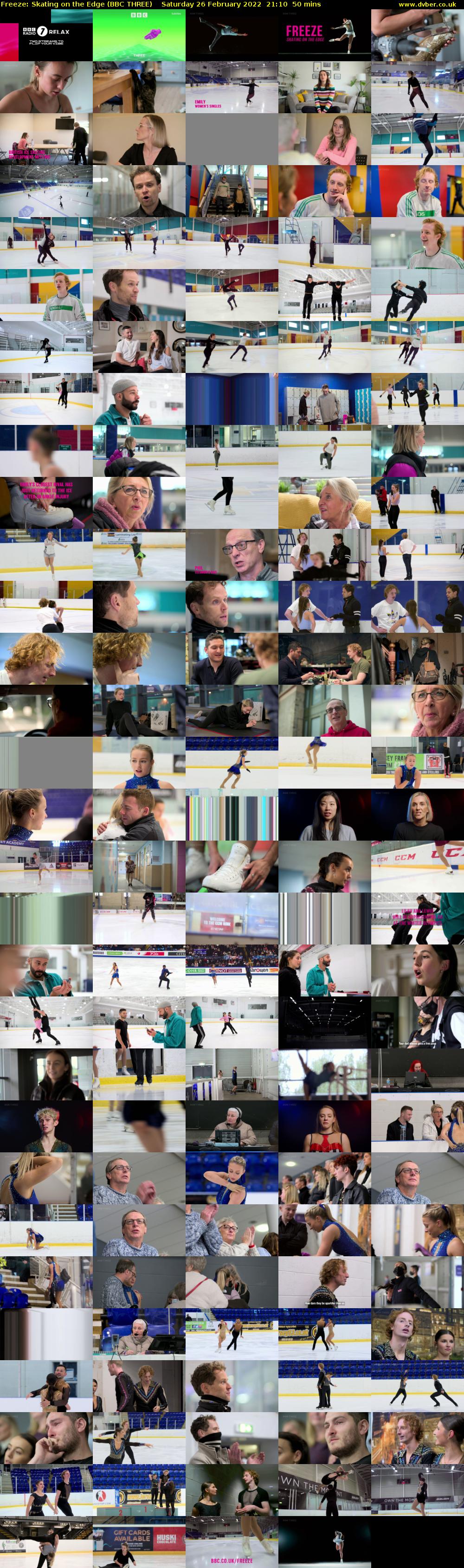 Freeze: Skating on the Edge (BBC THREE) Saturday 26 February 2022 21:10 - 22:00