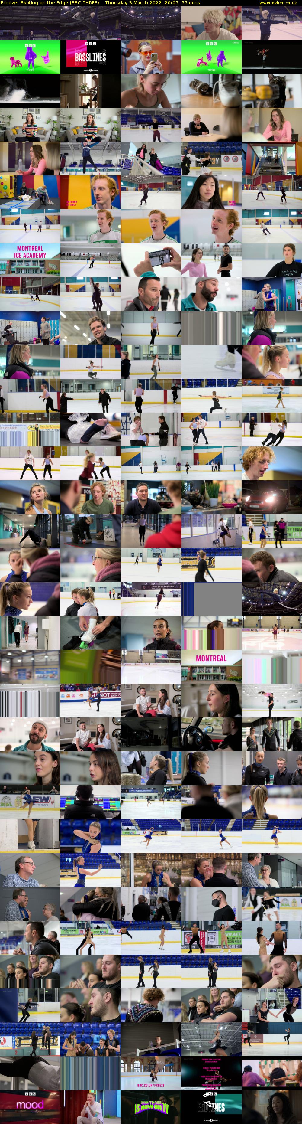 Freeze: Skating on the Edge (BBC THREE) Thursday 3 March 2022 20:05 - 21:00