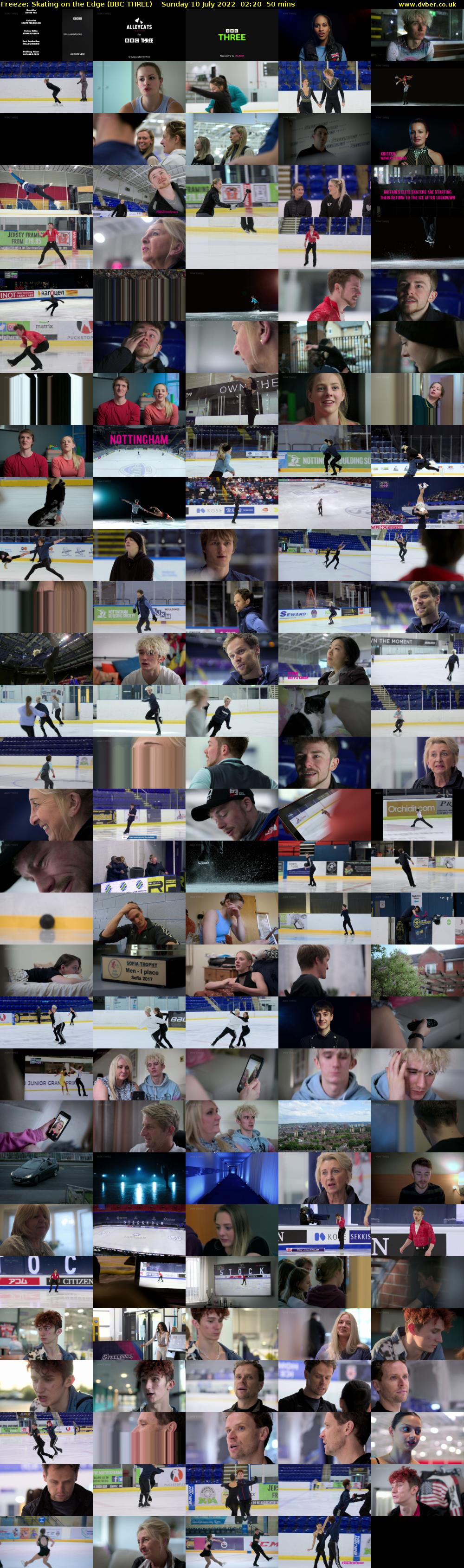 Freeze: Skating on the Edge (BBC THREE) Sunday 10 July 2022 02:20 - 03:10