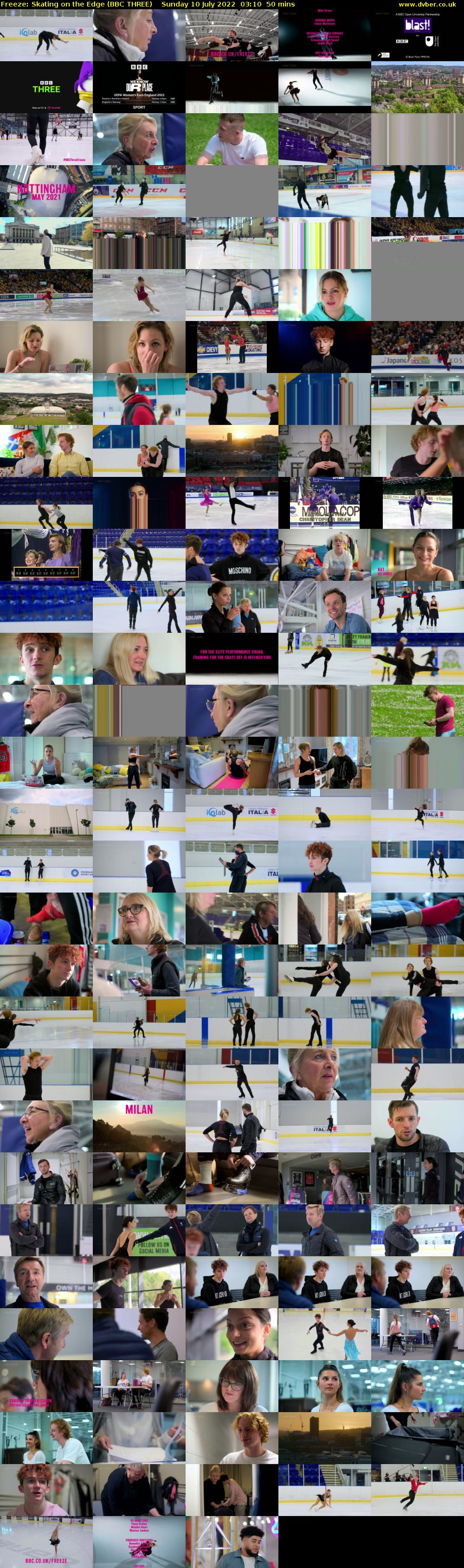 Freeze: Skating on the Edge (BBC THREE) Sunday 10 July 2022 03:10 - 04:00