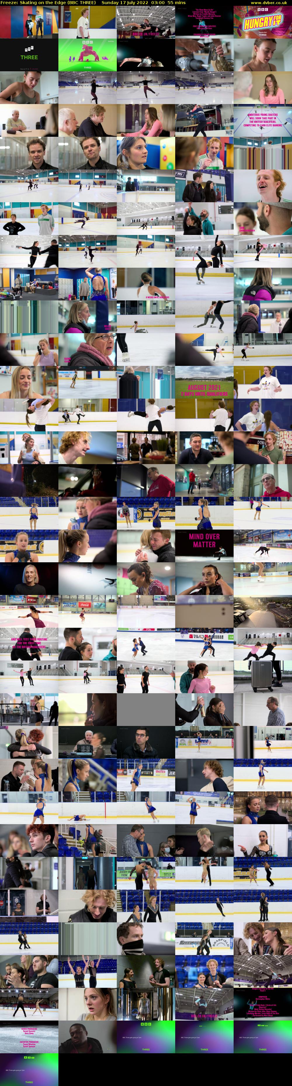 Freeze: Skating on the Edge (BBC THREE) Sunday 17 July 2022 03:00 - 03:55