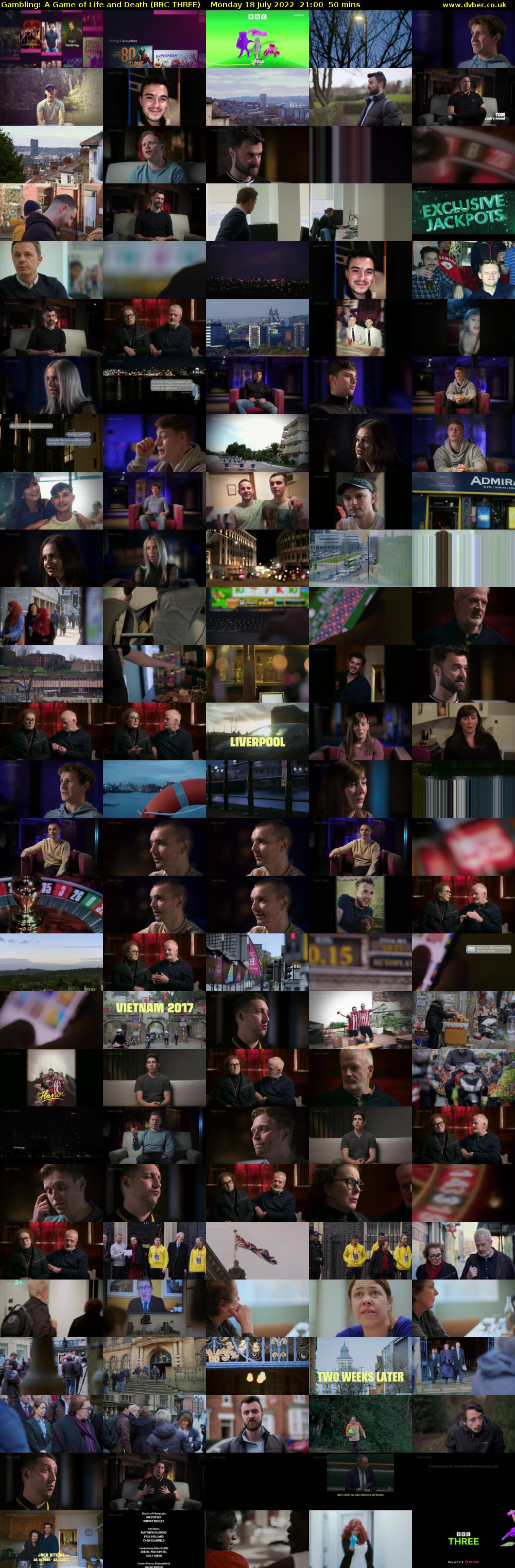 Gambling: A Game of Life and Death (BBC THREE) Monday 18 July 2022 21:00 - 21:50