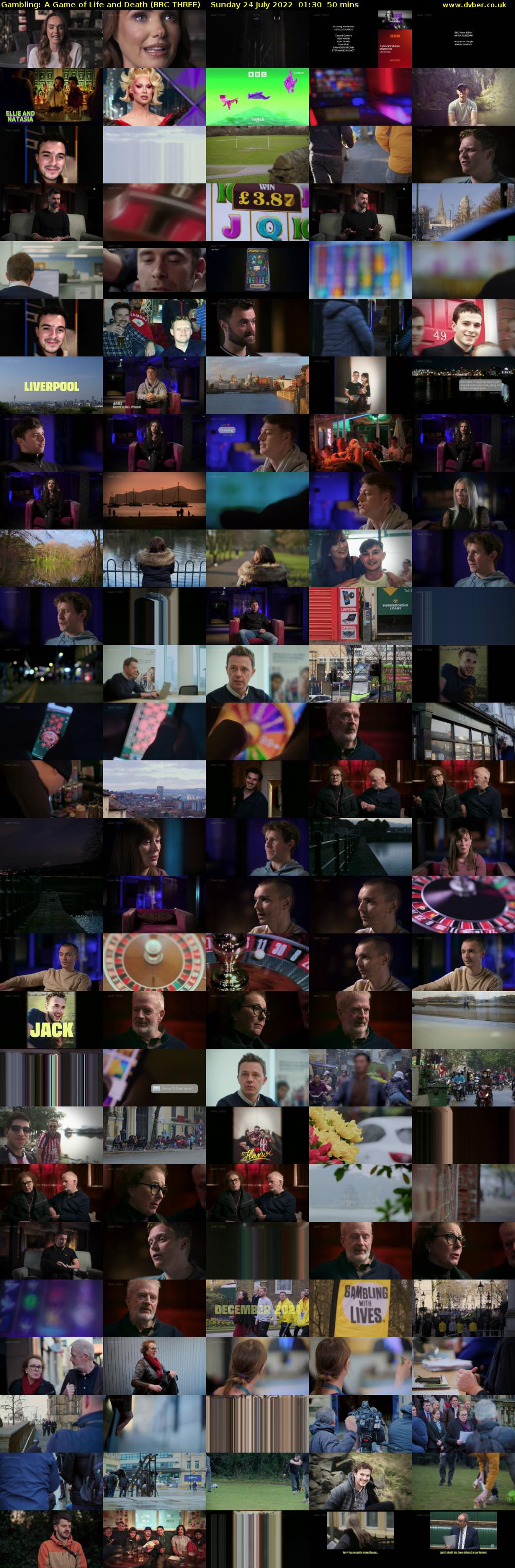 Gambling: A Game of Life and Death (BBC THREE) Sunday 24 July 2022 01:30 - 02:20