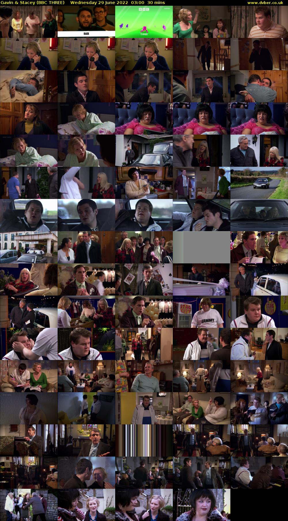 Gavin & Stacey (BBC THREE) Wednesday 29 June 2022 03:00 - 03:30