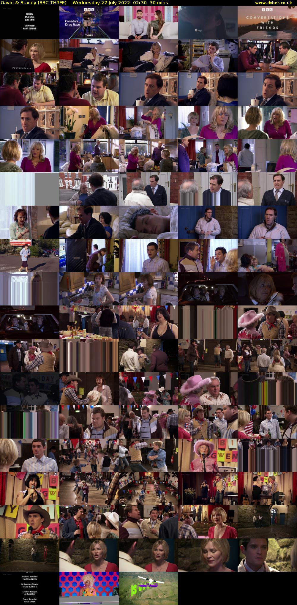 Gavin & Stacey (BBC THREE) Wednesday 27 July 2022 02:30 - 03:00