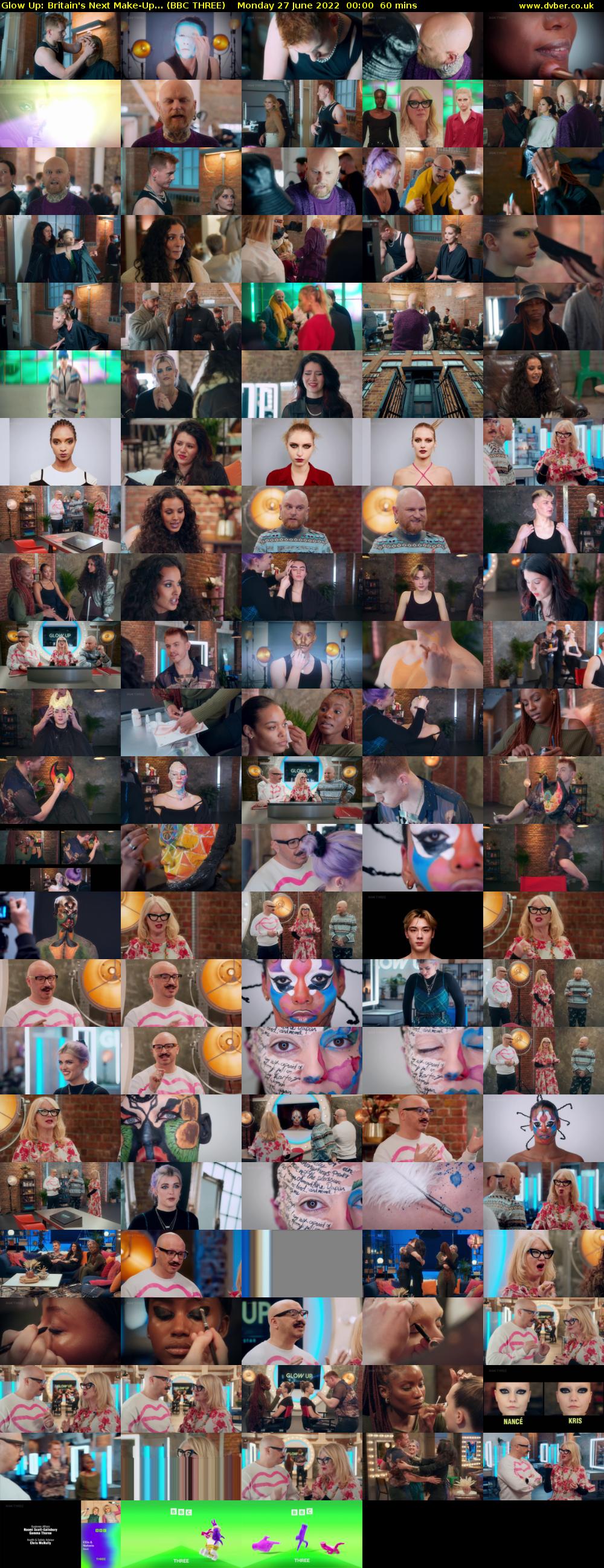 Glow Up: Britain's Next Make-Up... (BBC THREE) Monday 27 June 2022 00:00 - 01:00