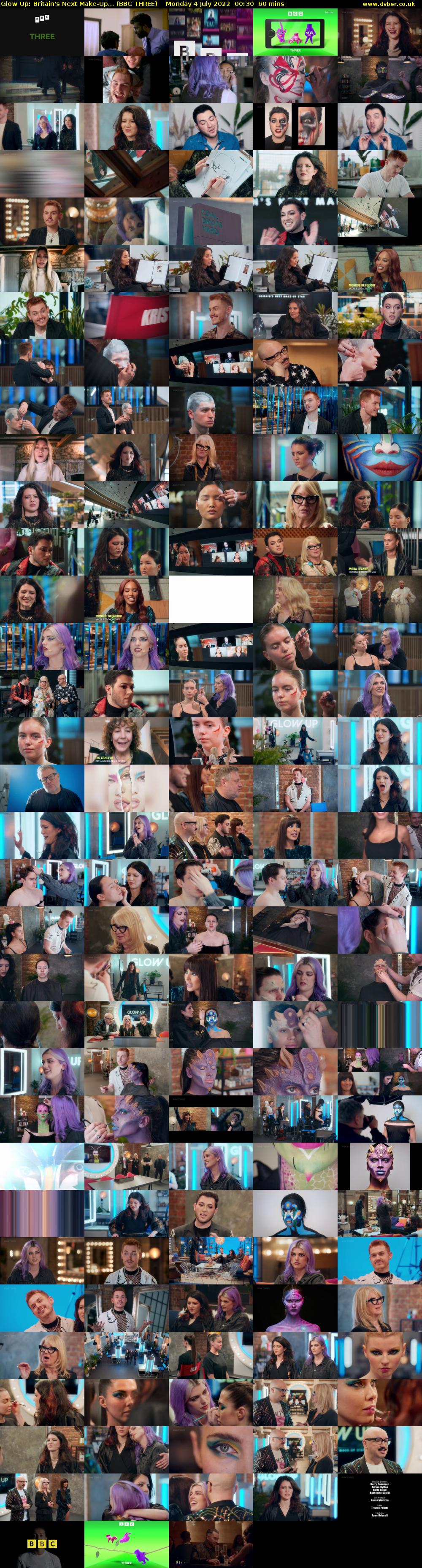 Glow Up: Britain's Next Make-Up... (BBC THREE) Monday 4 July 2022 00:30 - 01:30