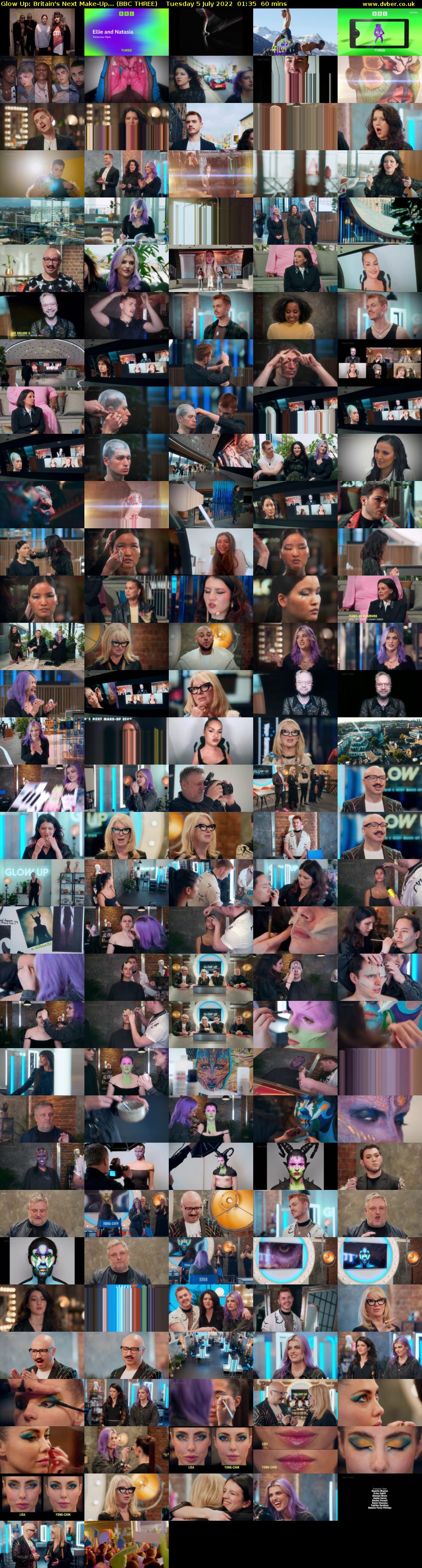 Glow Up: Britain's Next Make-Up... (BBC THREE) Tuesday 5 July 2022 01:35 - 02:35