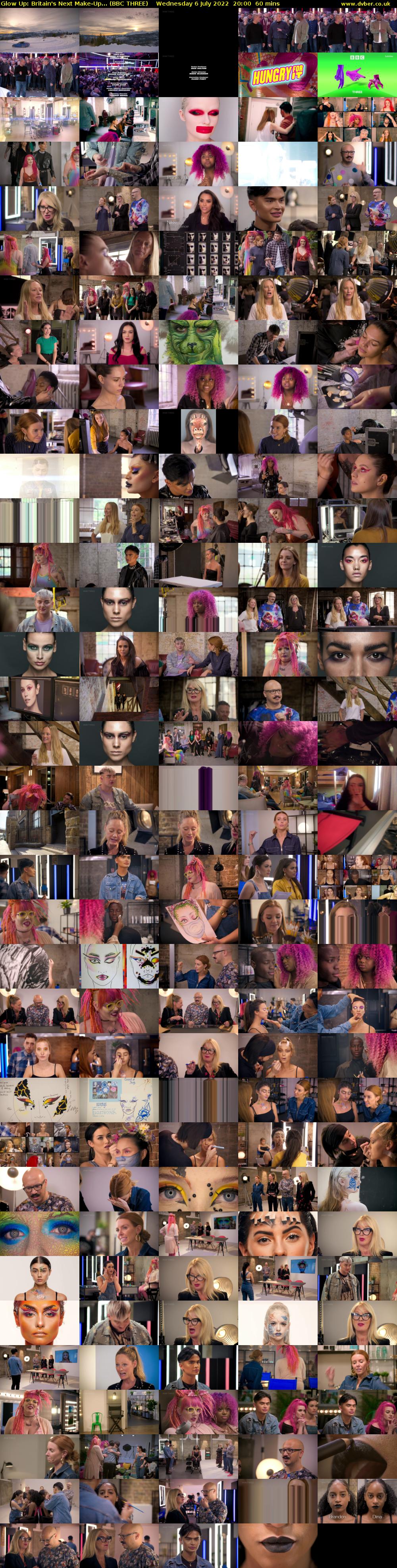 Glow Up: Britain's Next Make-Up... (BBC THREE) Wednesday 6 July 2022 20:00 - 21:00