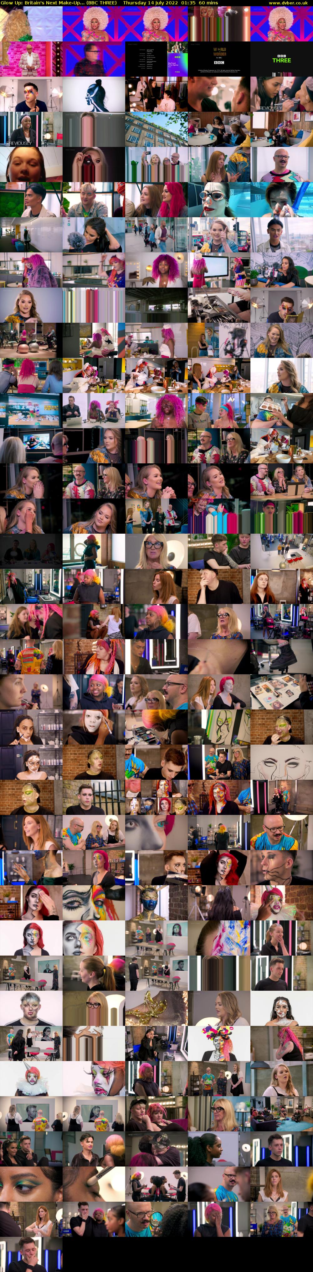 Glow Up: Britain's Next Make-Up... (BBC THREE) Thursday 14 July 2022 01:35 - 02:35