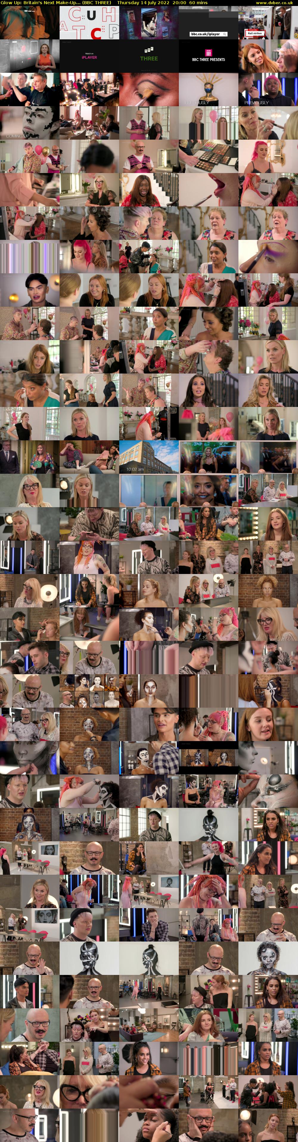 Glow Up: Britain's Next Make-Up... (BBC THREE) Thursday 14 July 2022 20:00 - 21:00