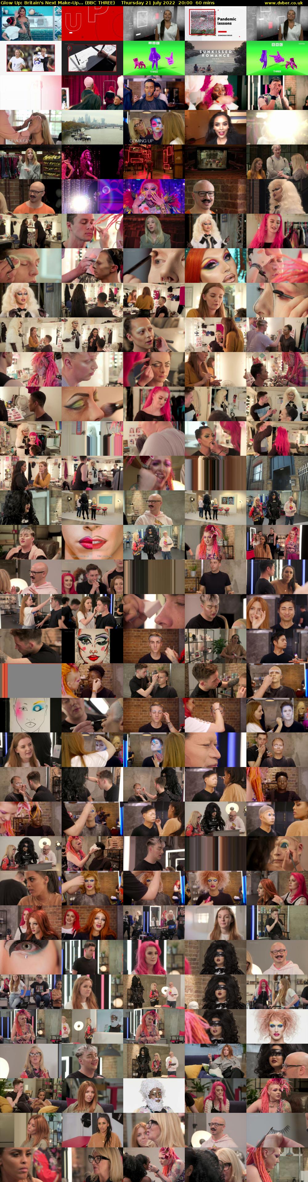 Glow Up: Britain's Next Make-Up... (BBC THREE) Thursday 21 July 2022 20:00 - 21:00