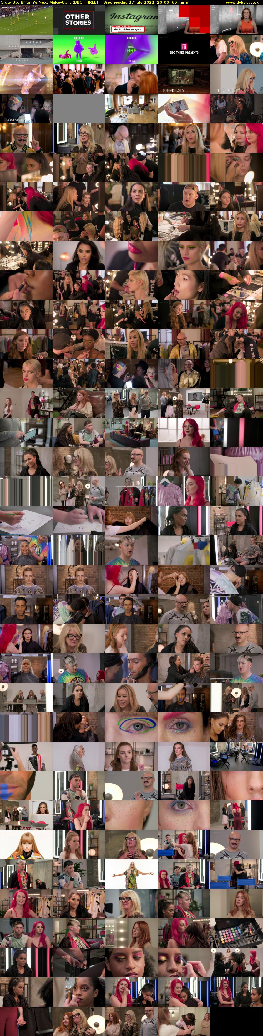 Glow Up: Britain's Next Make-Up... (BBC THREE) Wednesday 27 July 2022 20:00 - 21:00