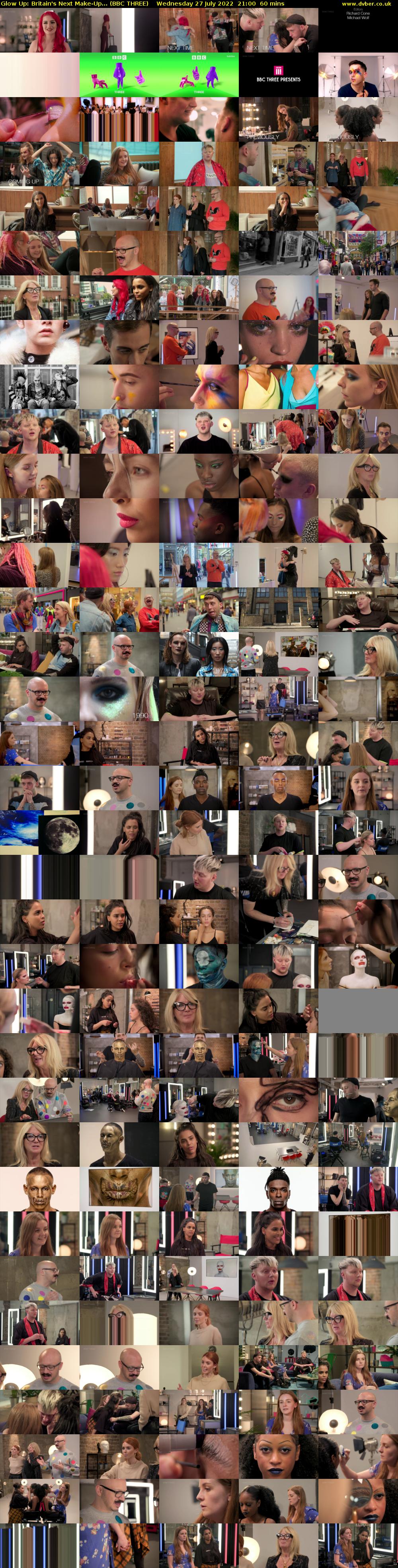 Glow Up: Britain's Next Make-Up... (BBC THREE) Wednesday 27 July 2022 21:00 - 22:00