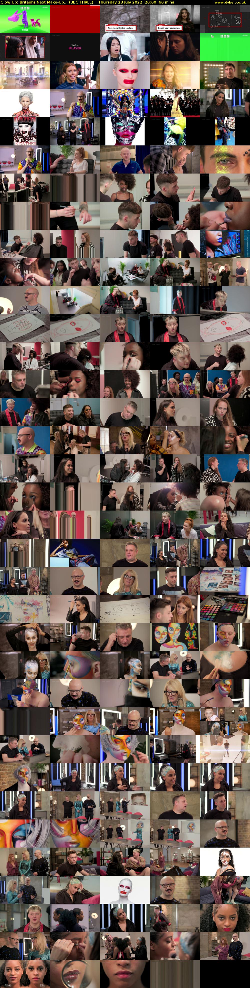 Glow Up: Britain's Next Make-Up... (BBC THREE) Thursday 28 July 2022 20:00 - 21:00