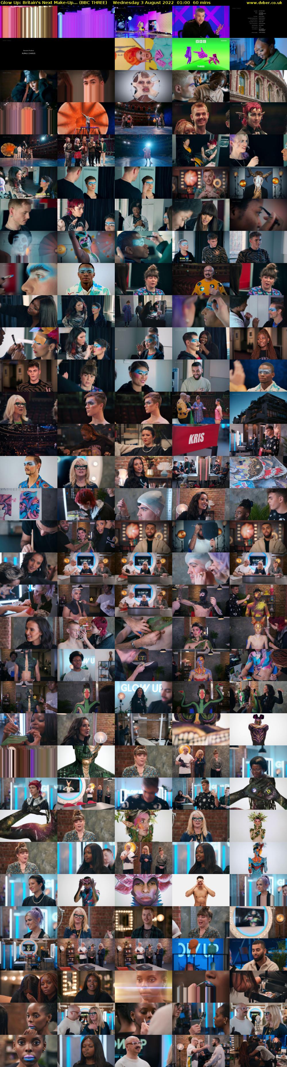 Glow Up: Britain's Next Make-Up... (BBC THREE) Wednesday 3 August 2022 01:00 - 02:00