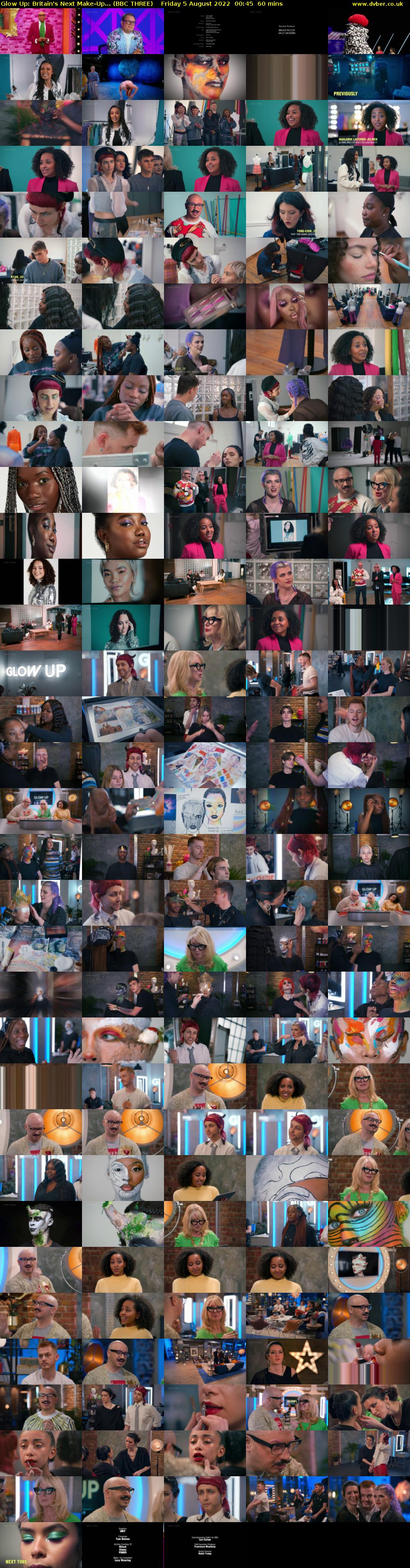 Glow Up: Britain's Next Make-Up... (BBC THREE) Friday 5 August 2022 00:45 - 01:45