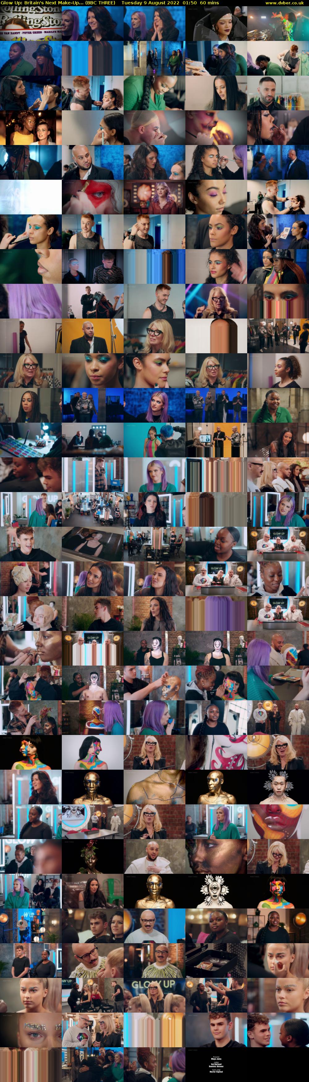 Glow Up: Britain's Next Make-Up... (BBC THREE) Tuesday 9 August 2022 01:50 - 02:50