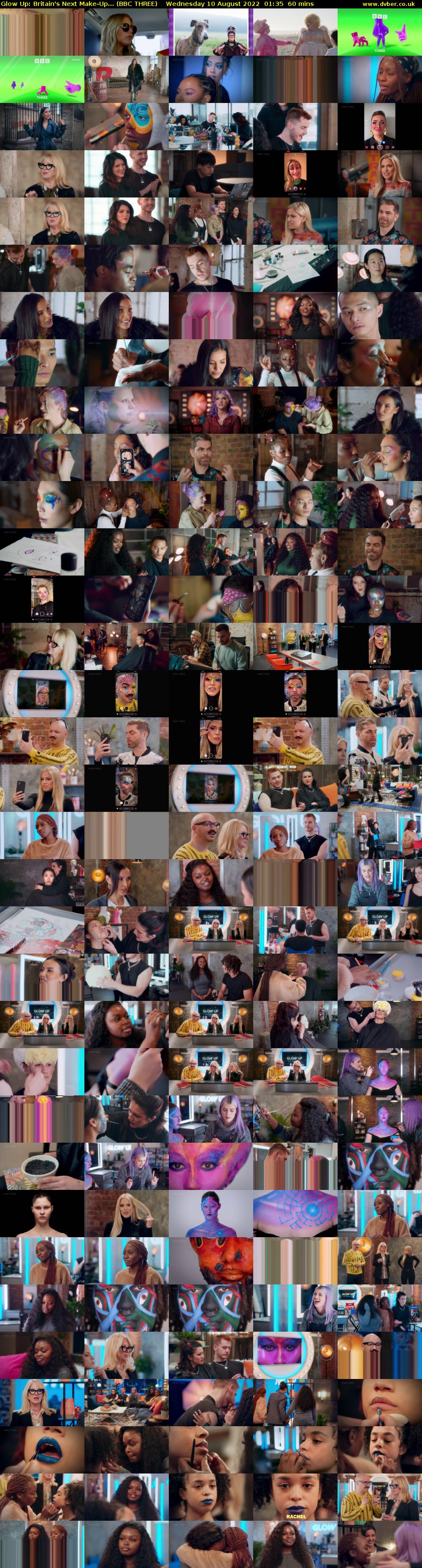 Glow Up: Britain's Next Make-Up... (BBC THREE) Wednesday 10 August 2022 01:35 - 02:35